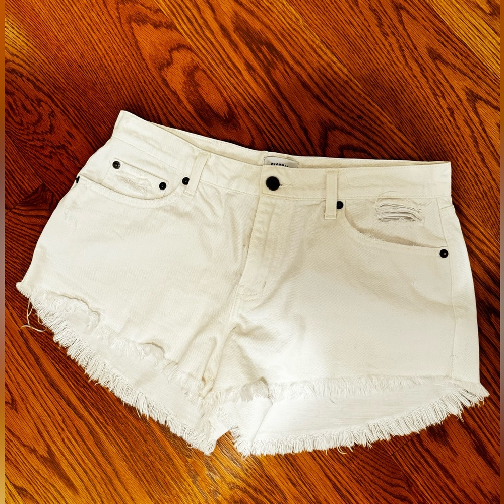 Pistols White Denim Jean shorts-28